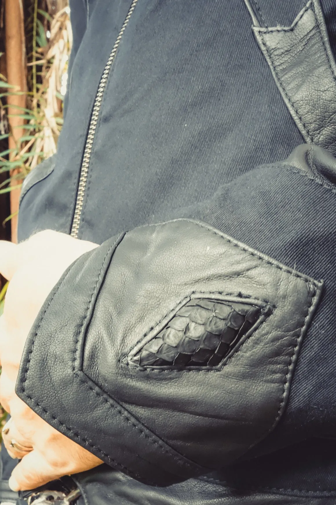 Taurid Stretch Denim Mens Cut Jacket