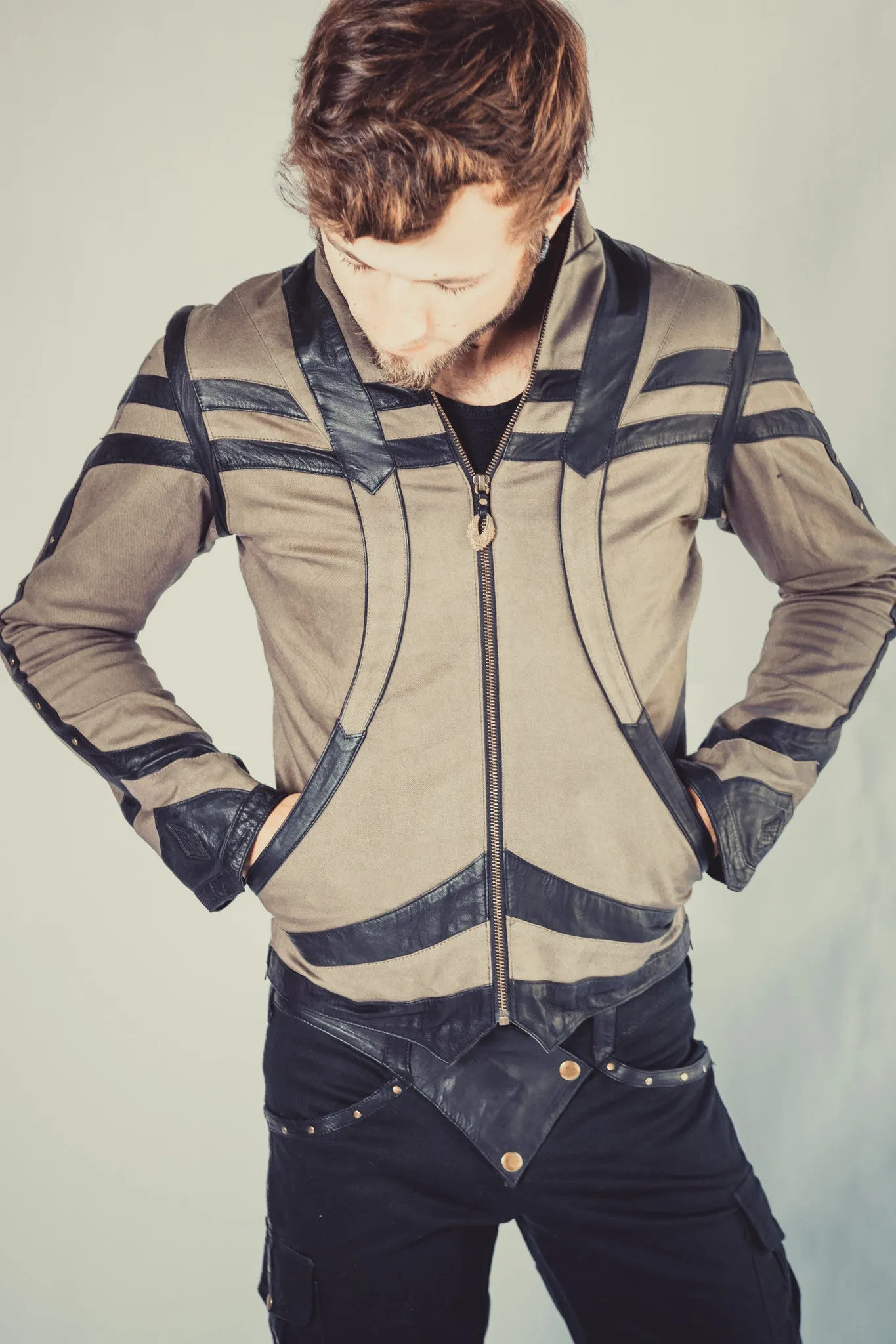 Taurid Stretch Denim Mens Cut Jacket