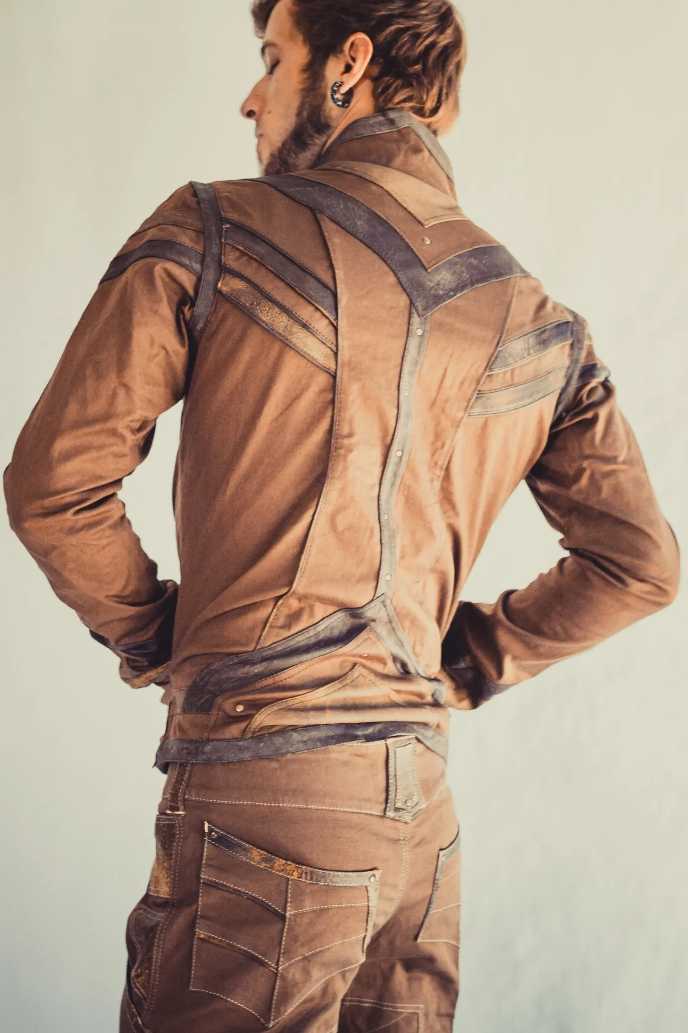 Taurid Stretch Denim Mens Cut Jacket