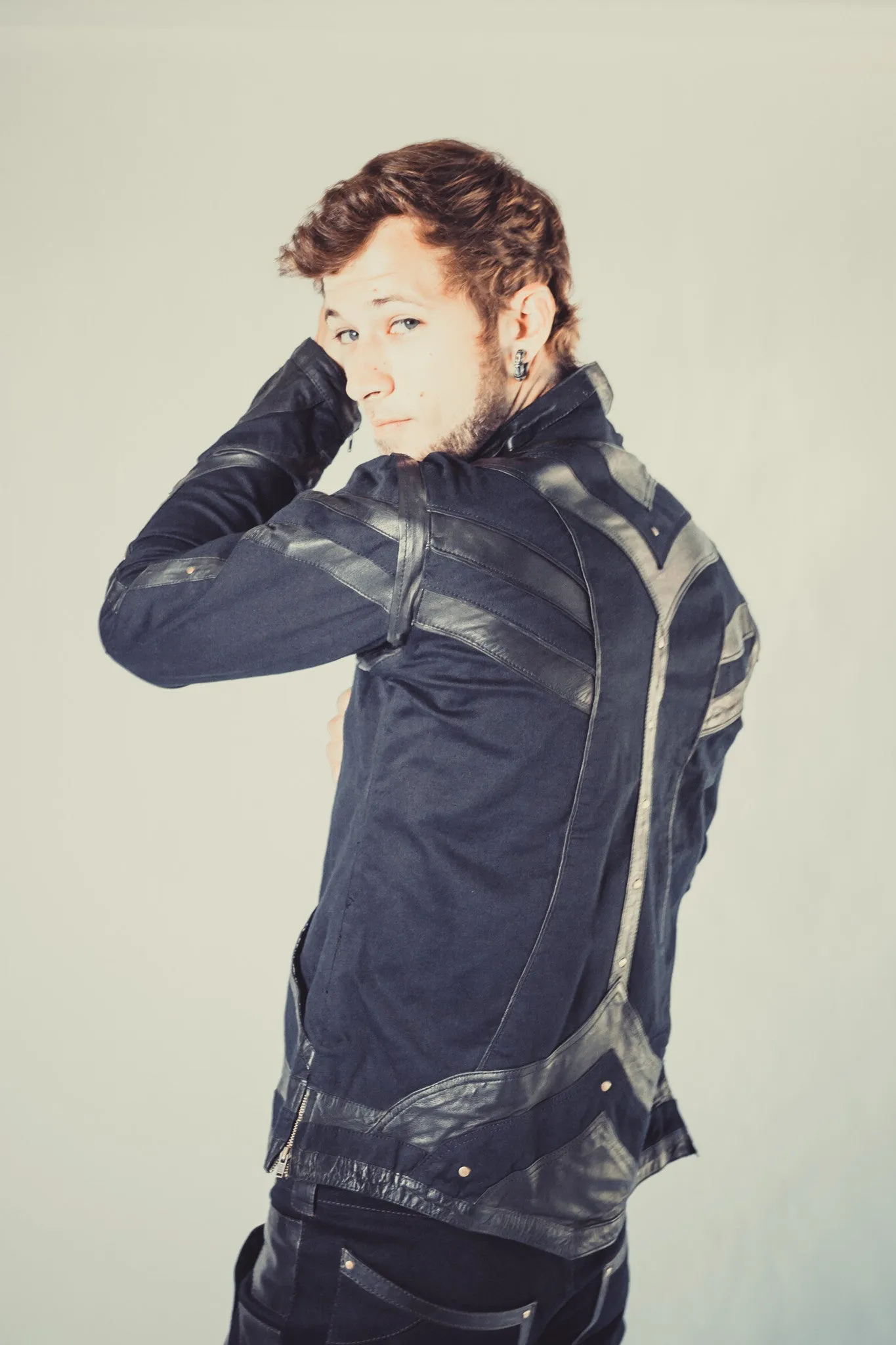Taurid Stretch Denim Mens Cut Jacket
