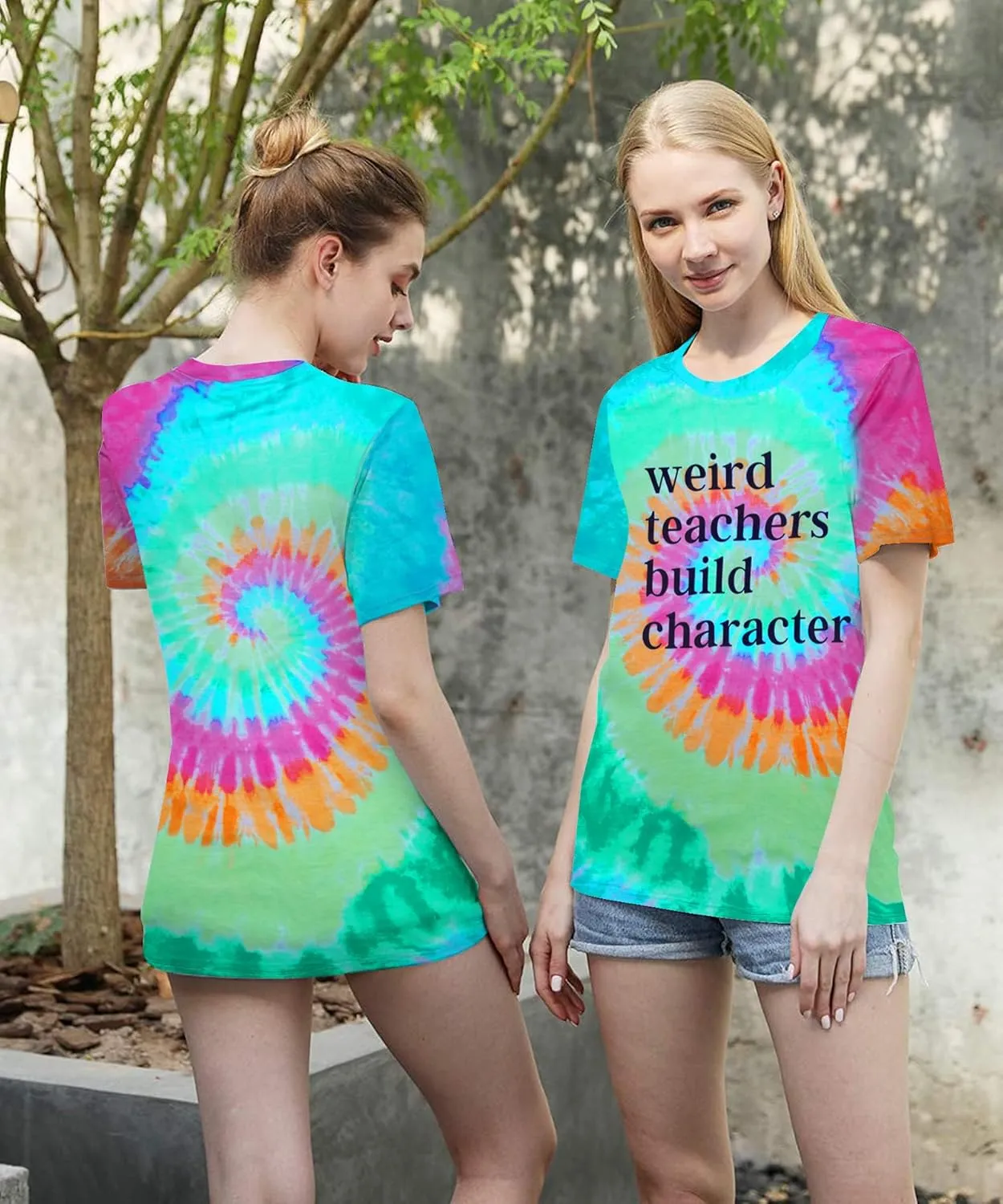Teacher Life T-Shirt - Women's Weird Teacher Tee - Short Sleeve Tops
