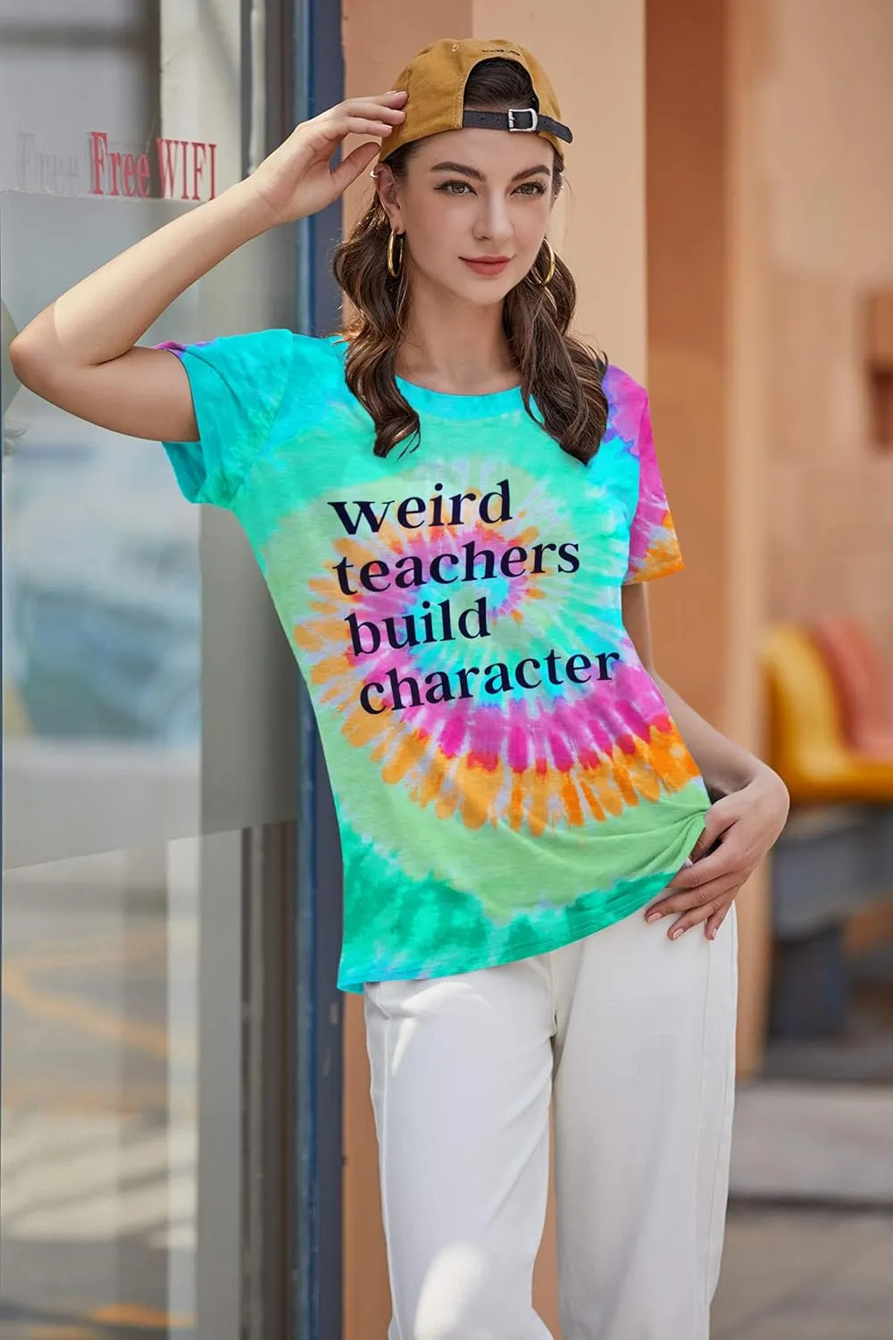 Teacher Life T-Shirt - Women's Weird Teacher Tee - Short Sleeve Tops