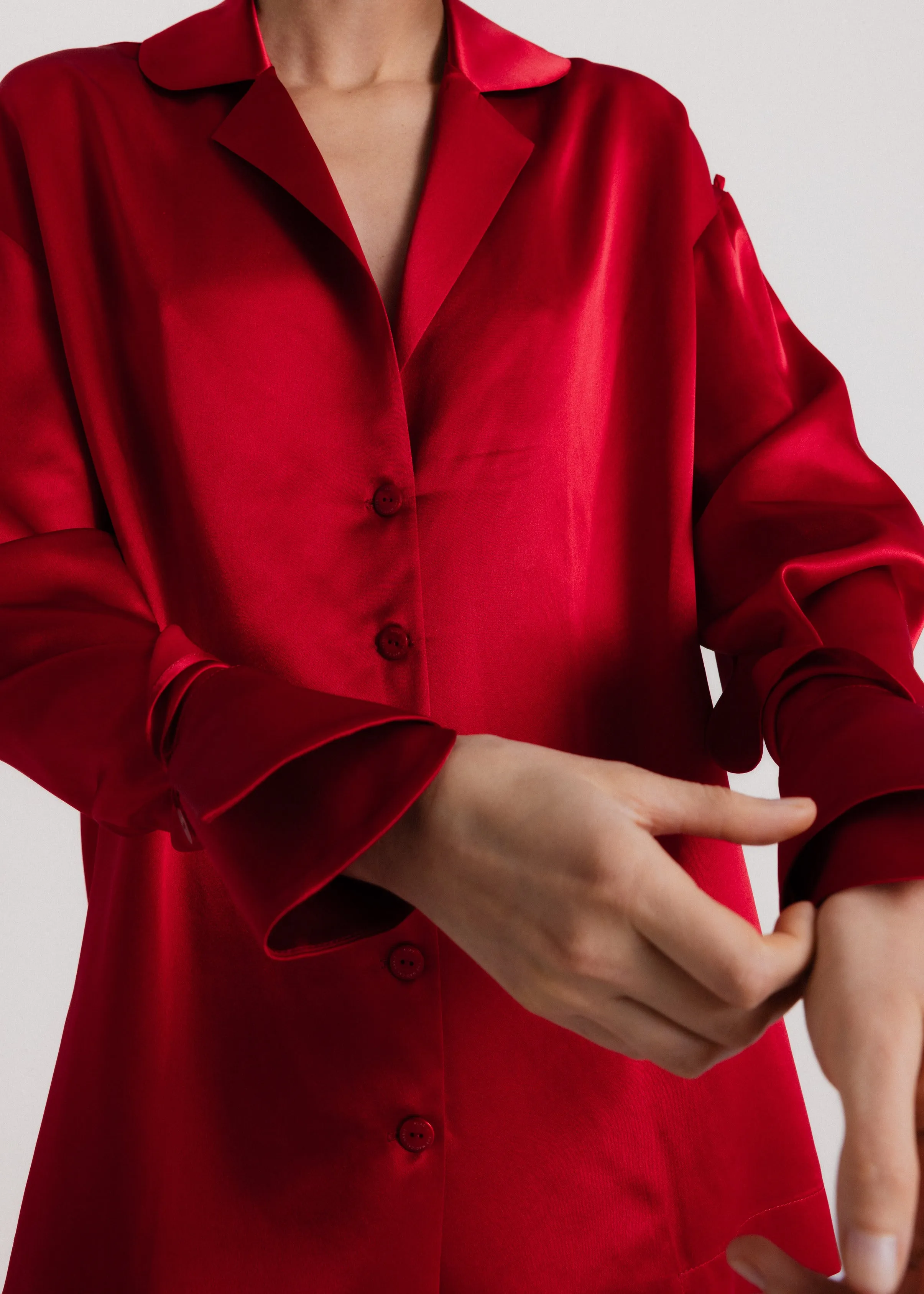 The Signature Silk Set in Red