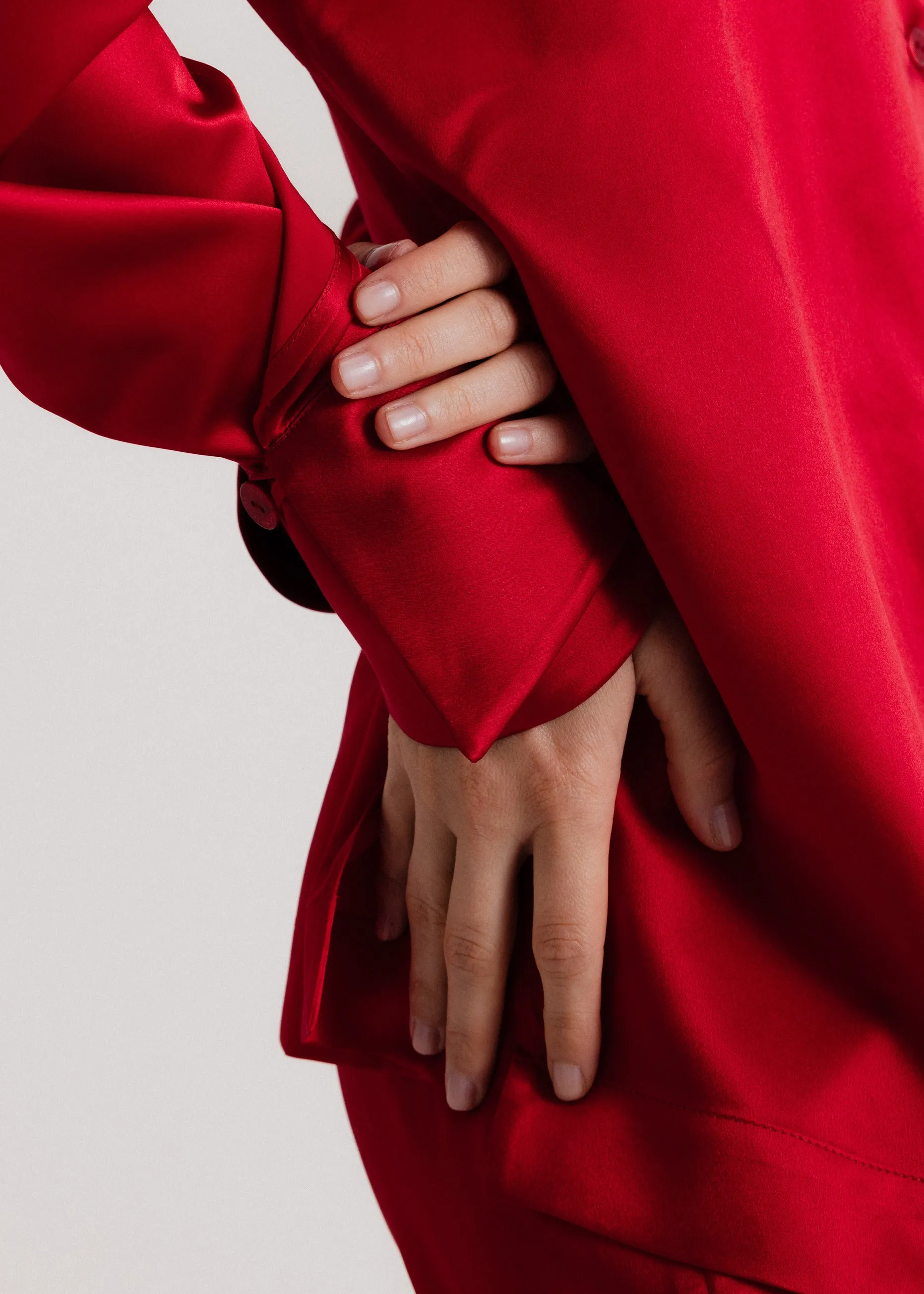 The Signature Silk Set in Red