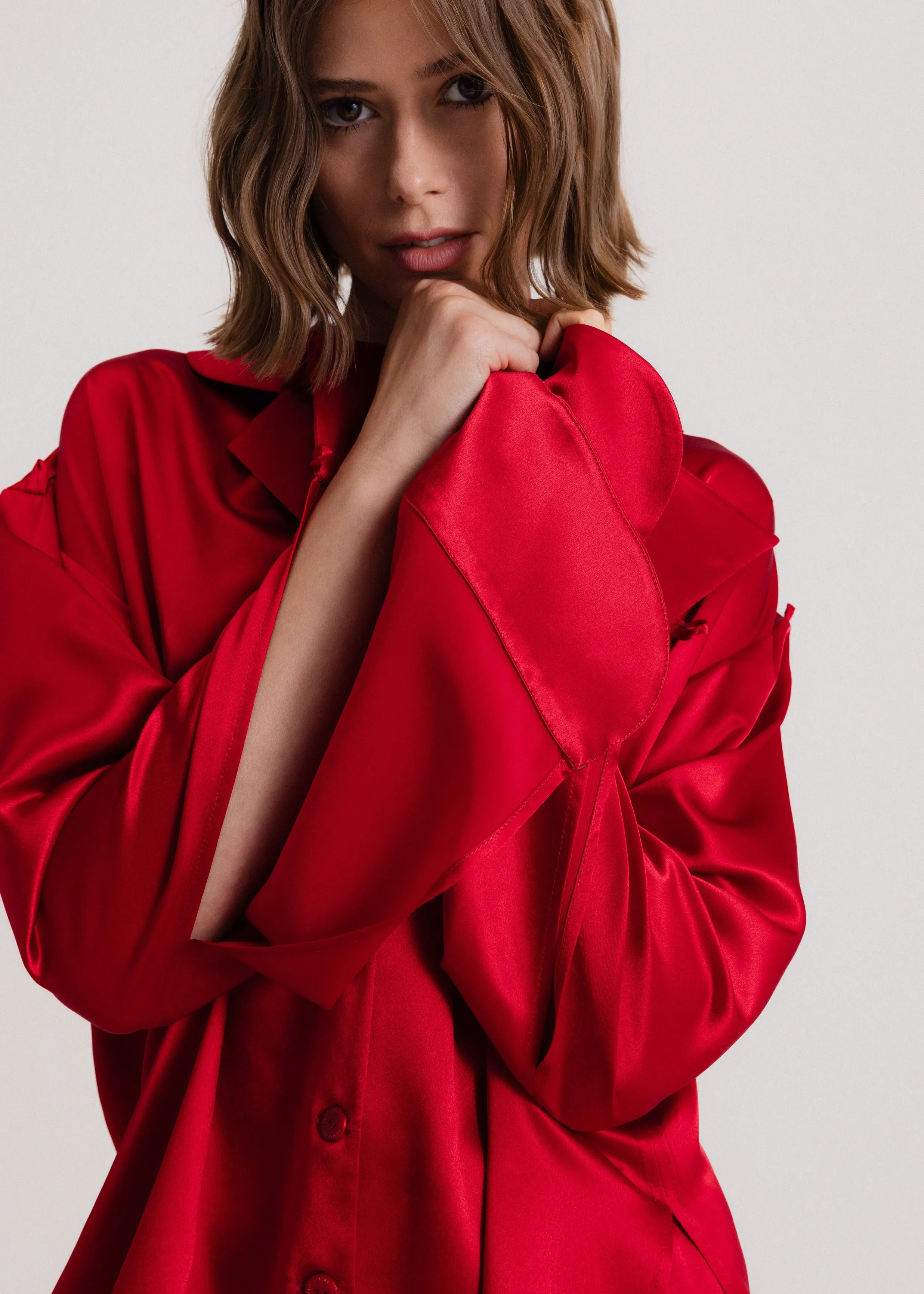 The Signature Silk Set in Red