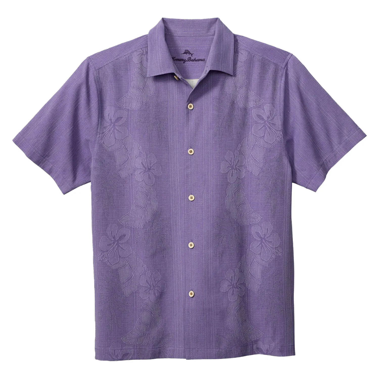 Tommy Bahama Bali Border Camp Shirt - Coastal Violet