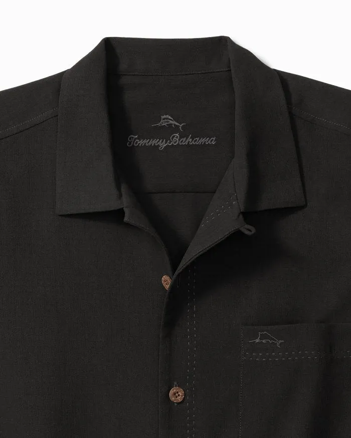 Tommy Bahama Coastal Breeze Check Camp Shirt - Black*