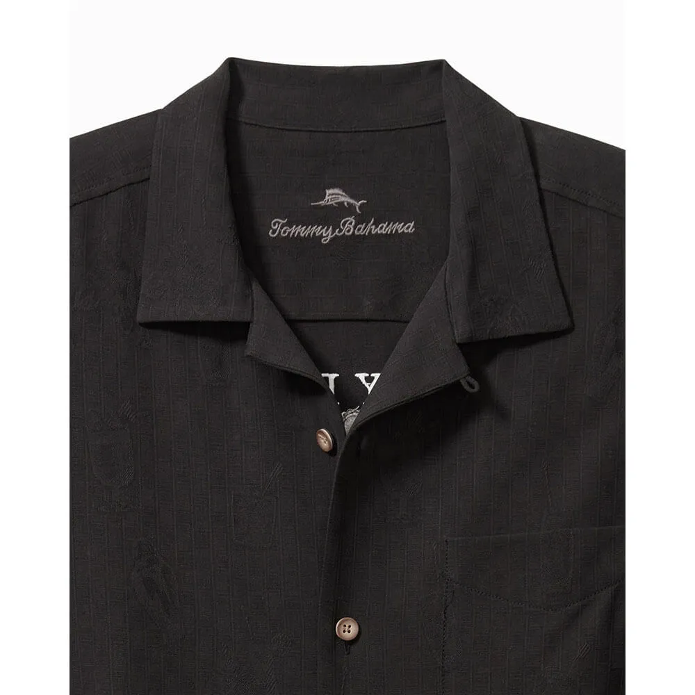 Tommy Bahama Here To Shake Things Up Camp Shirt - Black