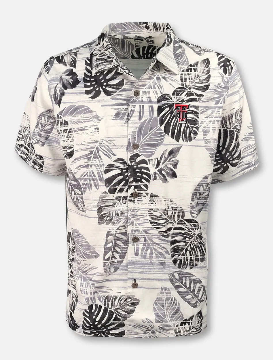 Tommy Bahama Texas Tech Red Raiders "Sport Super Fan Silk Camp" Short Sleeve Button Down
