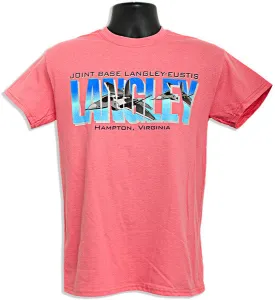 TSLG01C T-Shirt Langley Silhouette CORAL SILK