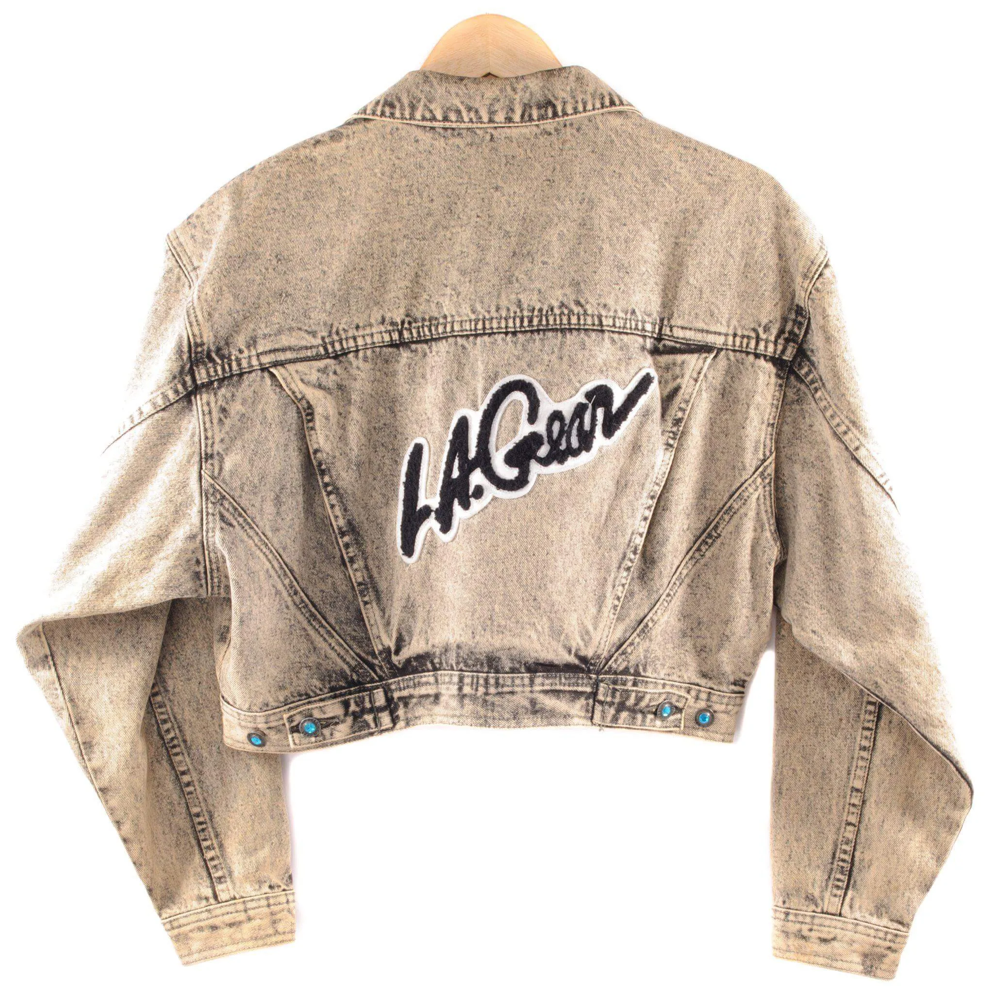 VINTAGE LA GEAR DENIM JACKET WOMAN SIZE LARGE
