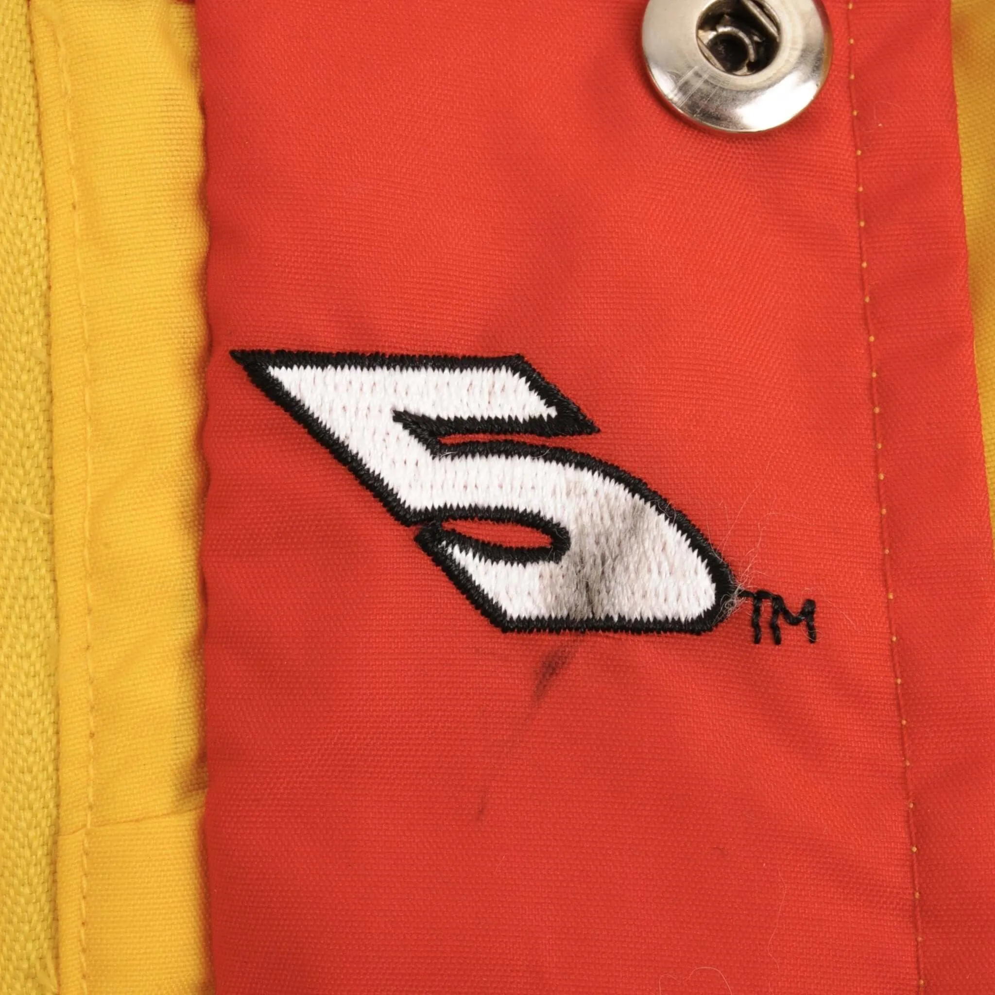 VINTAGE NASCAR TERRY LABONTE KELLOGGS YELLOW WINDBREAKER JACKET 1990S SZE MEDIUM