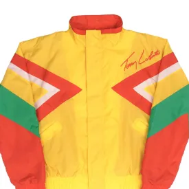 VINTAGE NASCAR TERRY LABONTE KELLOGGS YELLOW WINDBREAKER JACKET 1990S SZE MEDIUM
