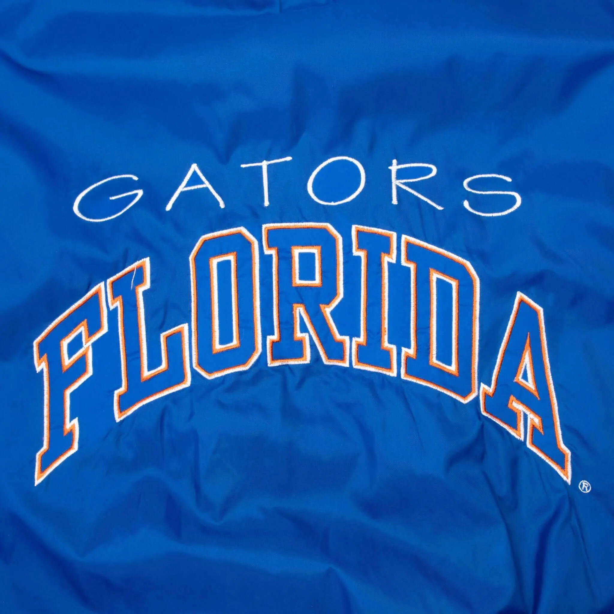VINTAGE NCAA FLORIDA GATORS 1990S LOGO 7 WINDBREAKER PULLOVER JACKET LARGE