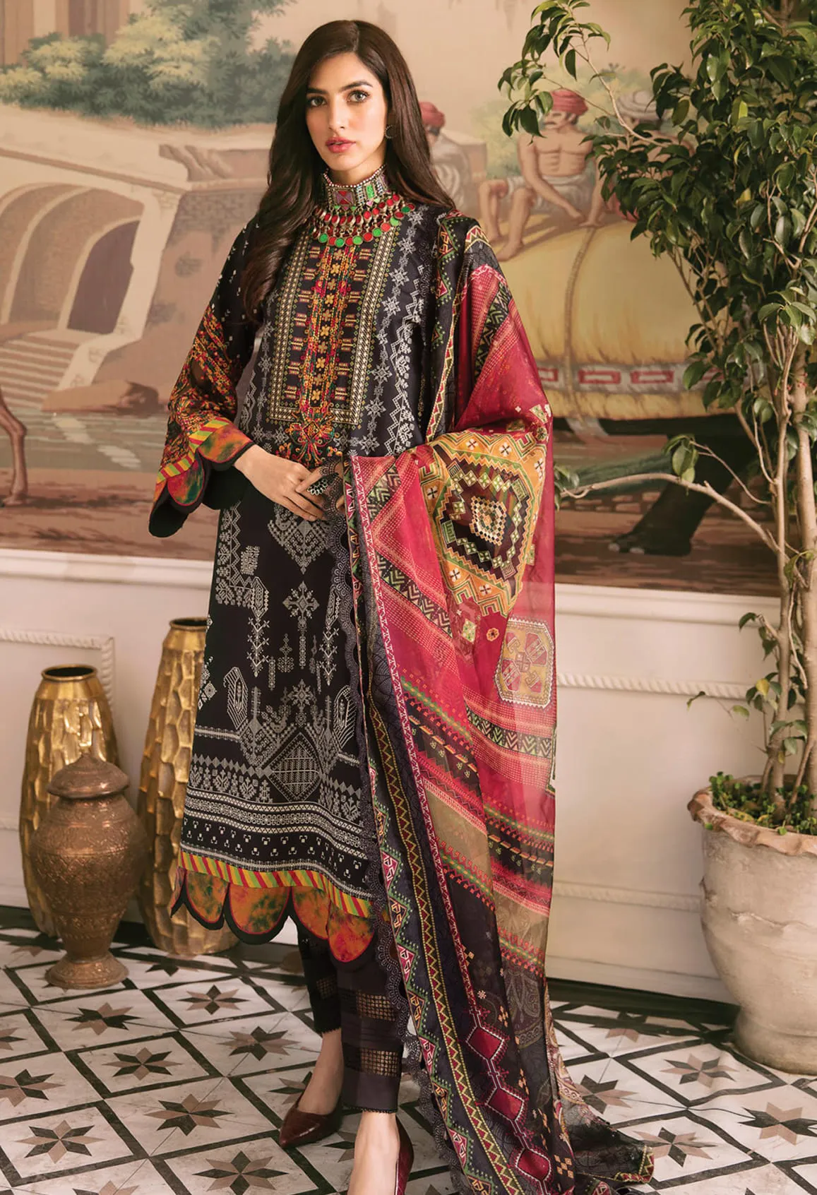 Wasl by Seran Unstitched 3 Piece Luxury Lawn Collection'2022-WSL-11