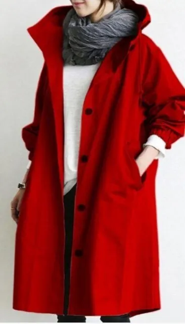 Wjczt Fashion Womens Trench Coats Hooded Long 2021 Spring Autumn Windproof Lady Female Casual Clothes 8 Color Windbreaker Korean Style
