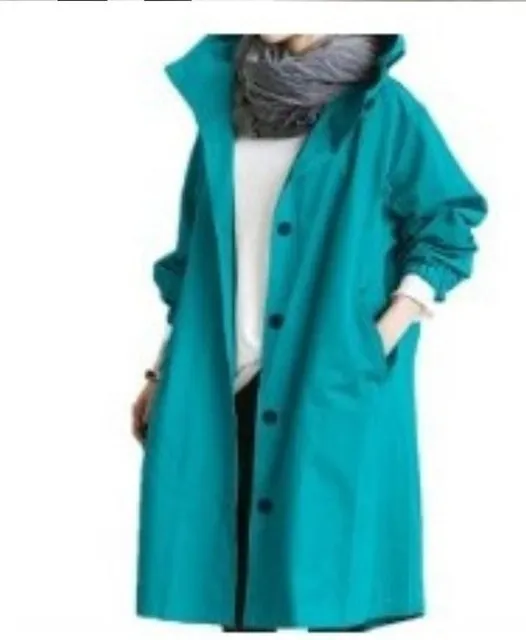 Wjczt Fashion Womens Trench Coats Hooded Long 2021 Spring Autumn Windproof Lady Female Casual Clothes 8 Color Windbreaker Korean Style