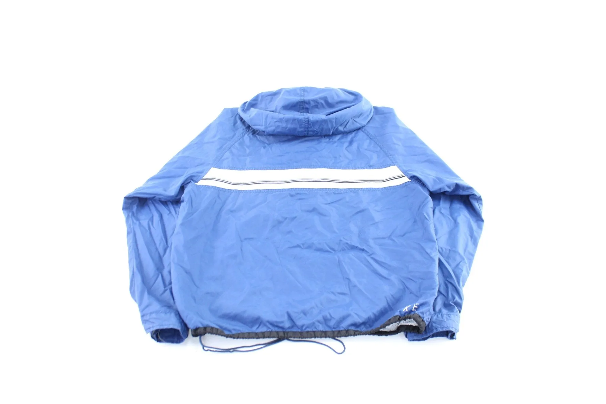 Women's Vintage Nike Logo Blue & White Pullover Jacket
