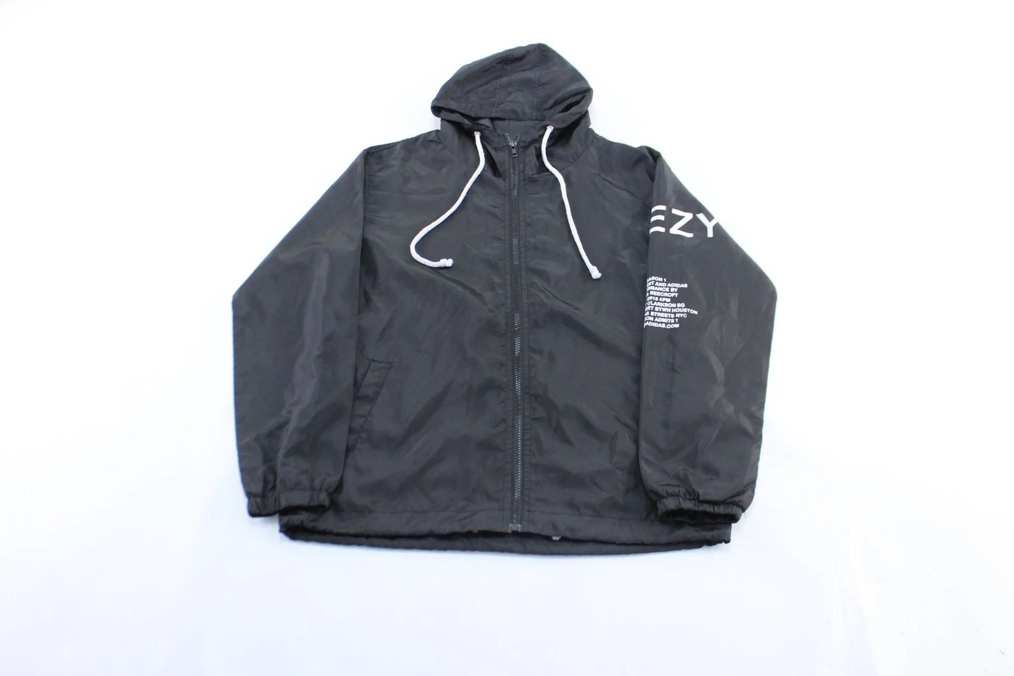 Yeezy Tour Black Windbreaker Jacket
