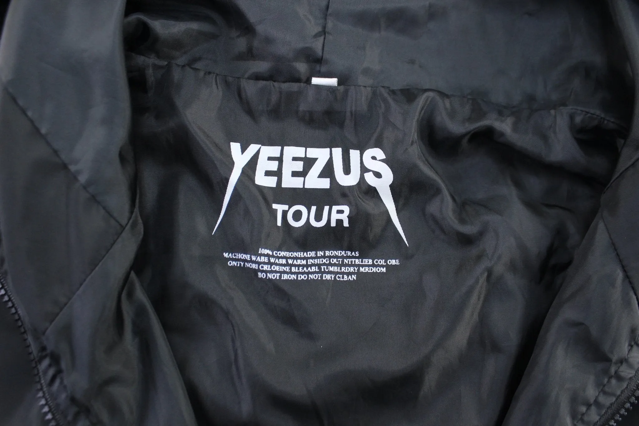 Yeezy Tour Black Windbreaker Jacket